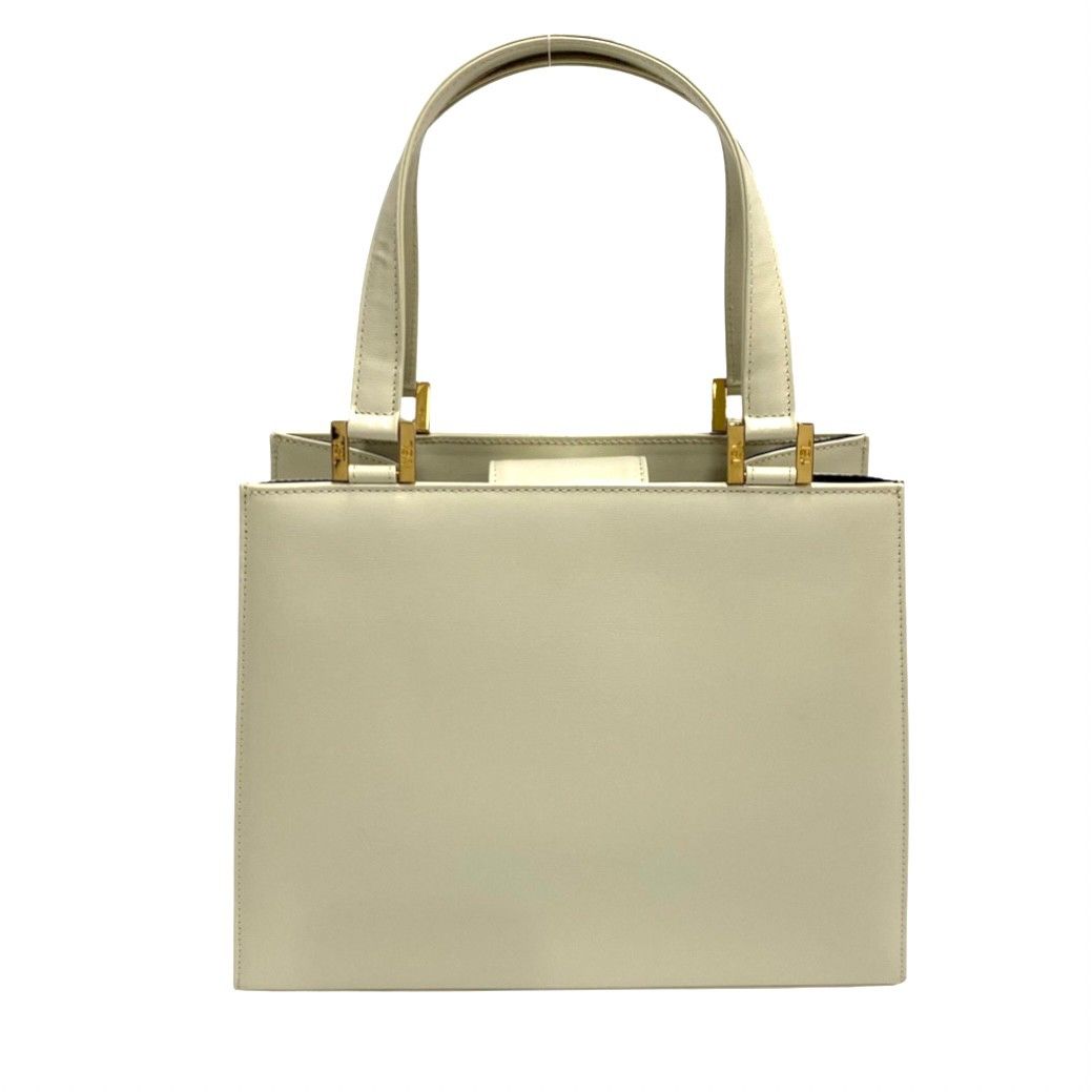 極 美品 保存袋付 YVES SAINT LAURENT イヴ・サンローラン ロゴ 金具  