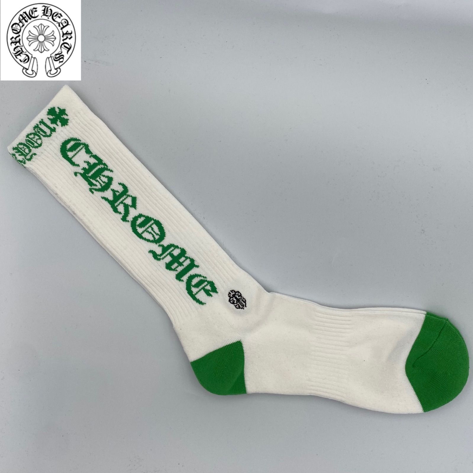 新品 Chrome Hearts ダガー ソックス 靴下 緑色