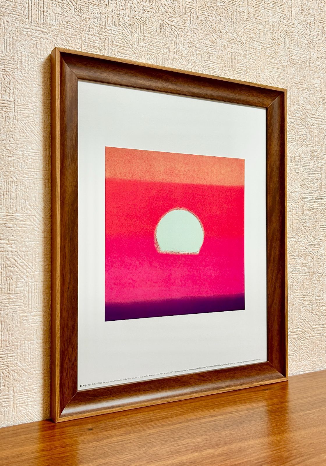 MoMA アンディウォーホル ポスター額縁つき 新品☆額縁付アートポスター(BRUCE MCGAW GRAPHICS)☆アンディ
