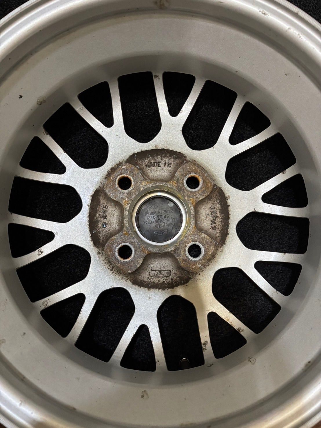 ☆スバル ヴィヴィオ 純正 OP BBS FORGED 13インチ 4J +45 100