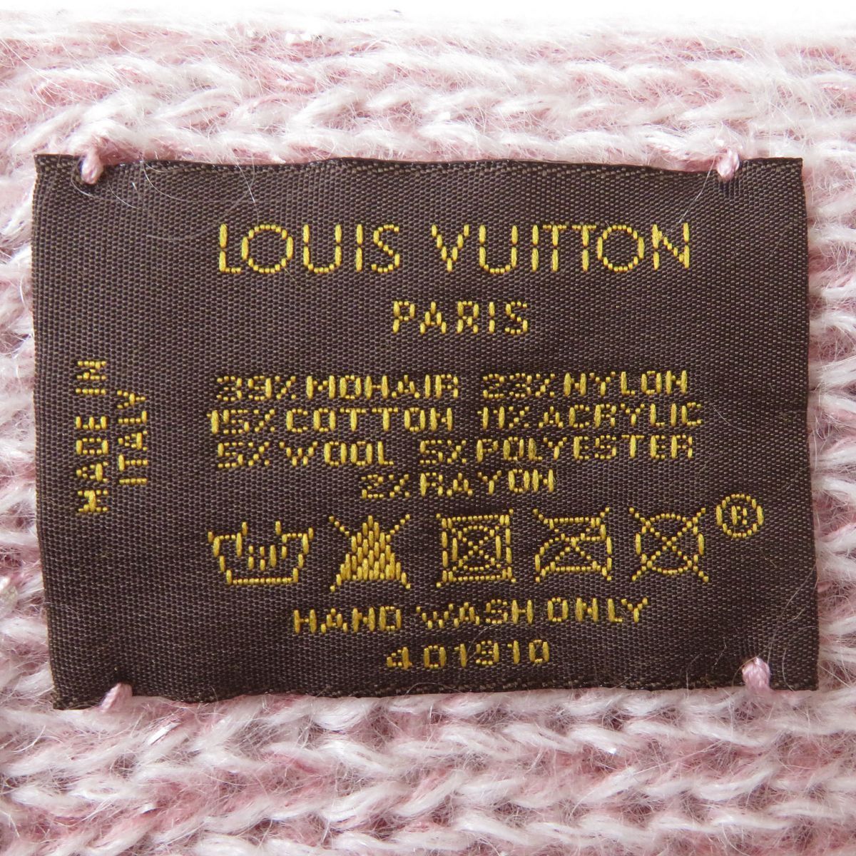 極美品△伊製 LOUIS VUITTON ルイヴィトン 401910 エシャルプ