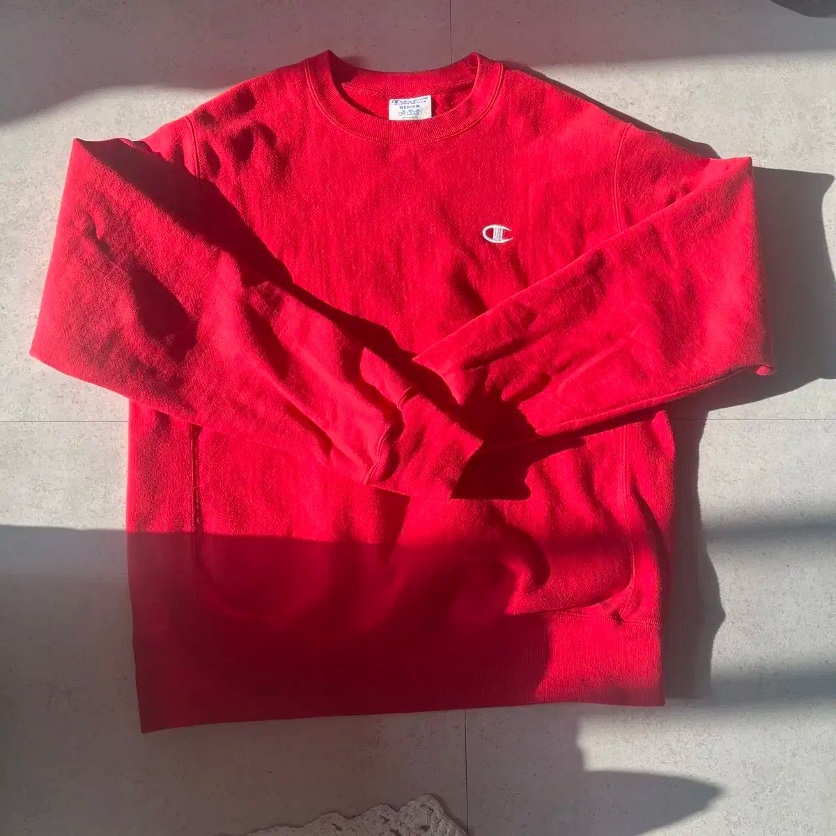【雷市場（ポンジャン）商品韓国直送】 Champion(チャンピオン) パーカー レッド XL