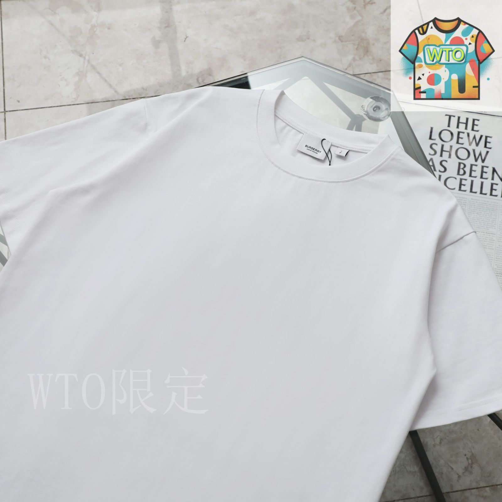 Burberry♡馬ロゴ刺繍 ホワイト♡シンプルTシャツ Burberry♡馬ロゴ刺繍 ホワイト♡シンプルTシャツ - メルカリ