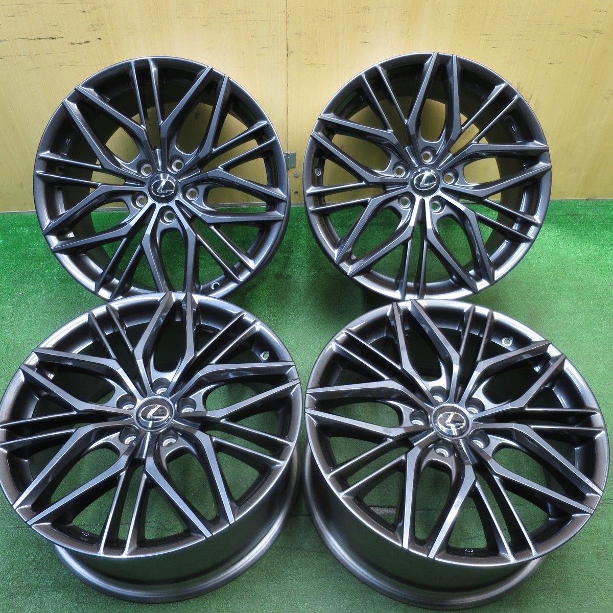 新車外し レクサス IS Fスポーツ パフォーマンス 純正 ホイール 19インチ 19×8.5J 19×9.5J PCD114.3|5H 4101102NJホ