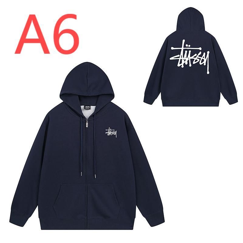 STUSSY ステューシー ベーシック ジップパーカー BASIC STUSSY   S M L XL  6色