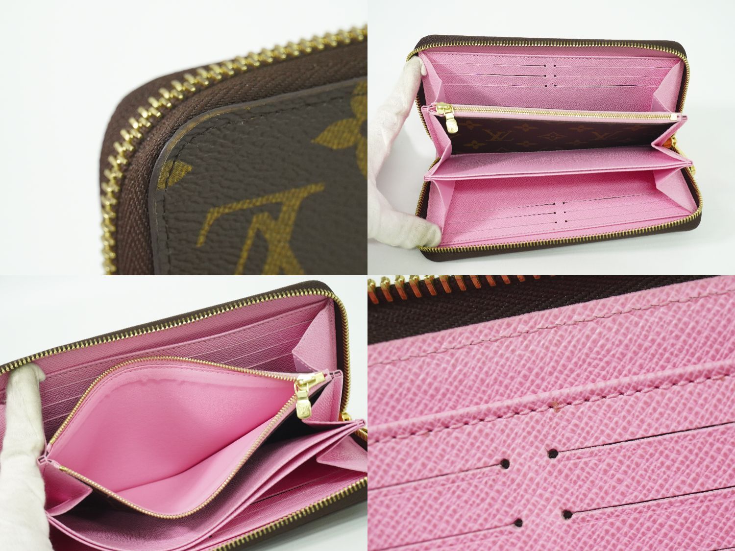 本物 ルイヴィトン LOUIS VUITTON LV ジッピーウォレット  