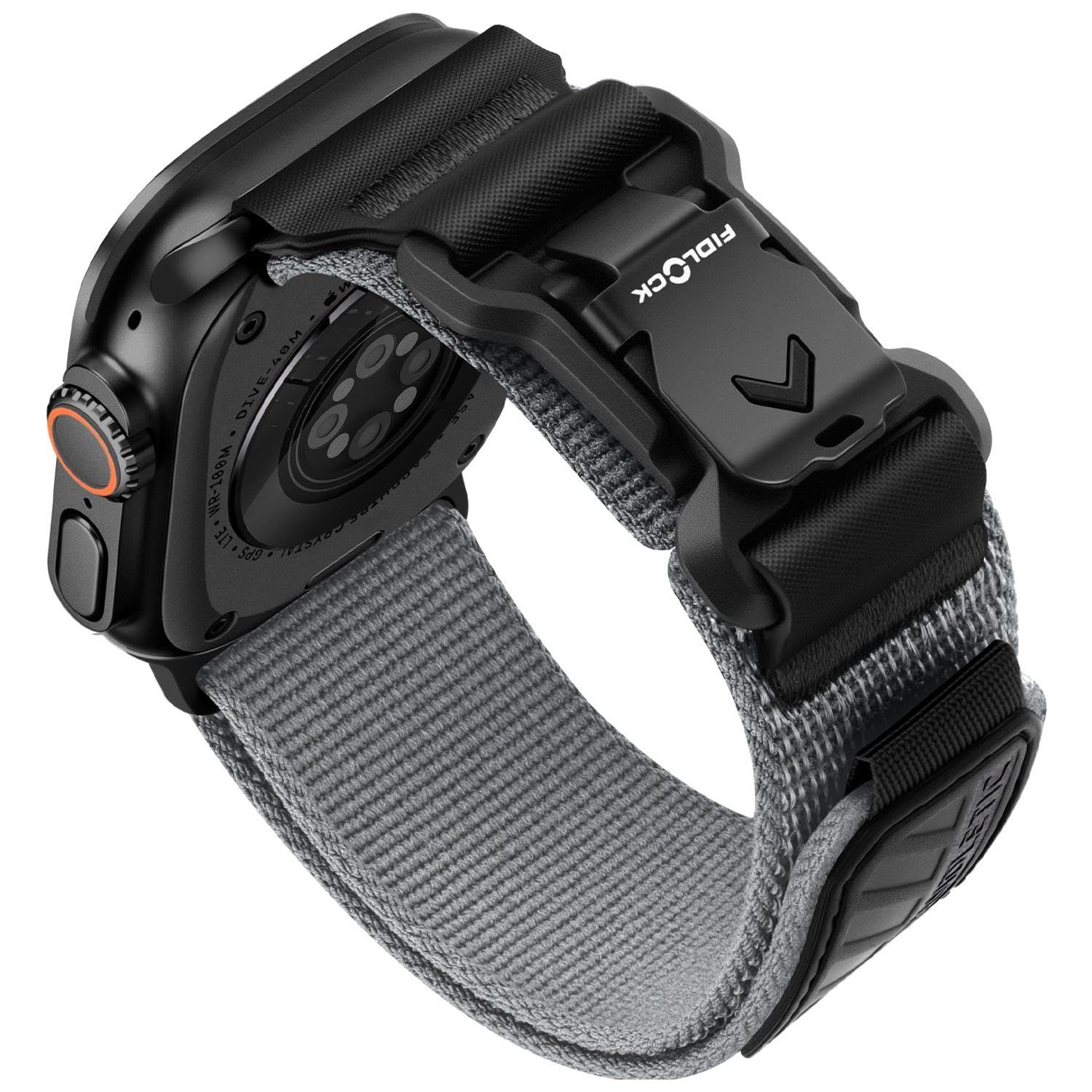 Bandletic アップルウォッチ用の バンド fidlock - フィドロックウォッチバンド ナイロン マグネット Ultra 2 10 9 8 7 6 5 4 3 2 1 SE SE2対応 スポーツ 柔軟 簡単で装着 M