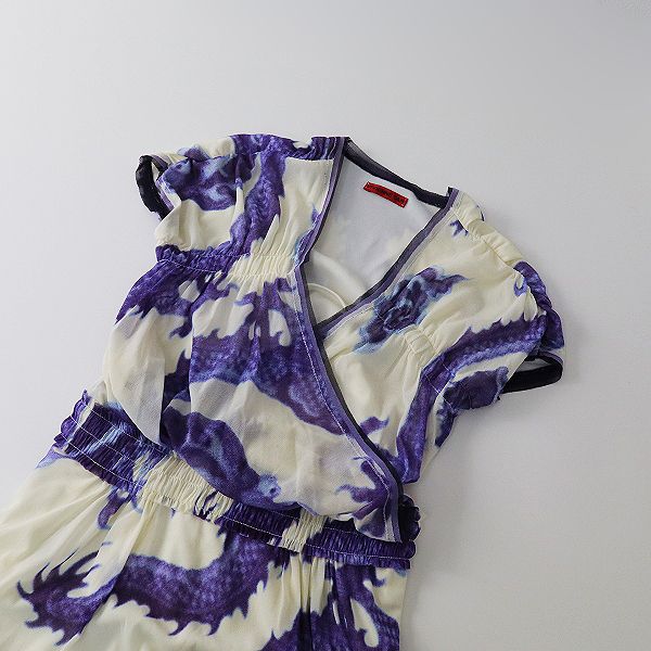 VIVIENNE TAM ヴィヴィアンタム ドラゴンプリント パワーネット  