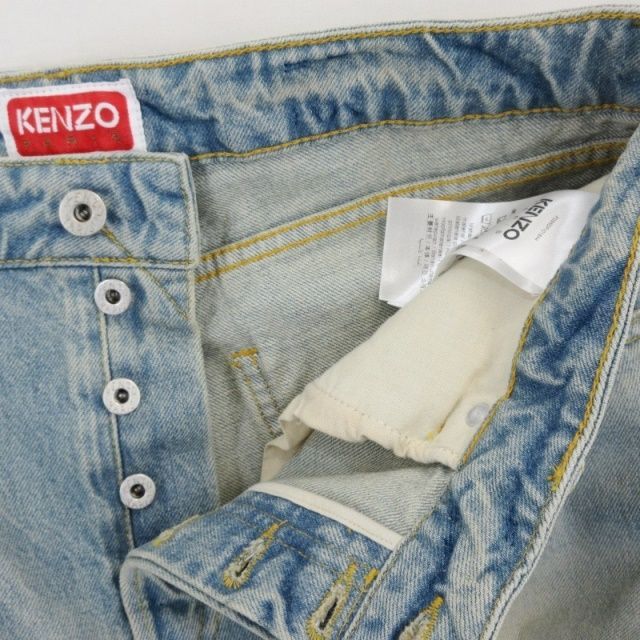 未使用 KENZO ケンゾー デニムパンツ FD55DP1016A4 STONE BLEACH DIRTY