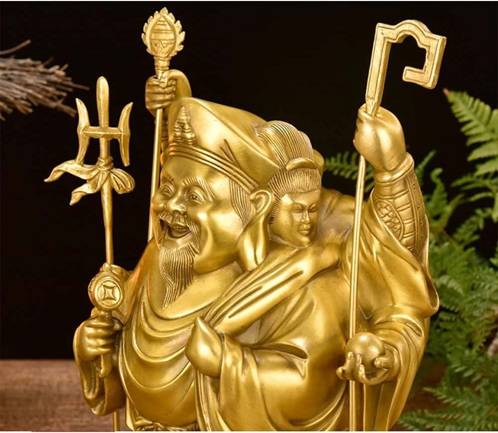 金運　三面大黒天　仏像 大黒天 三面大黒天 銅製 開運 商売繁盛 金運アップ 真鍮 仏像
