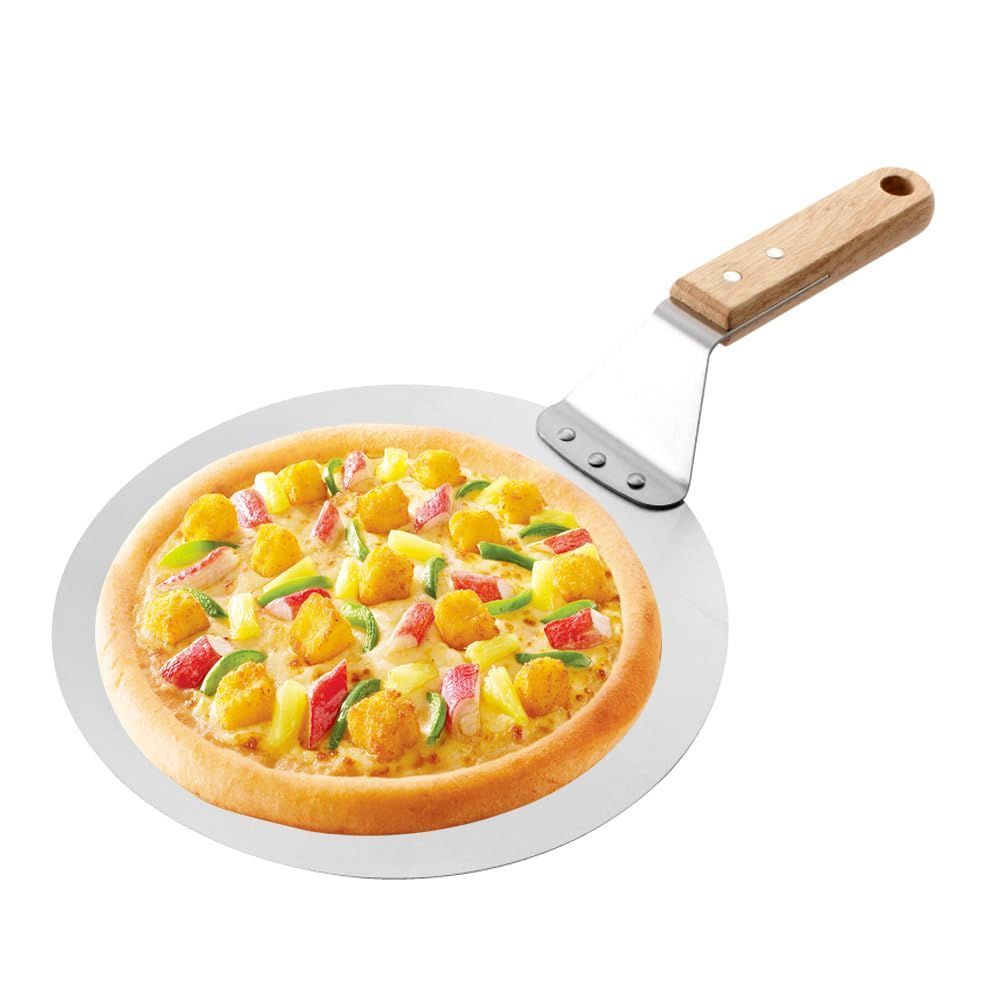 ペストリーツール ベーキングツールロングハンドル ペストリー用 便利 パン パン 吊り下げ パイ ケーキ 家庭用 ピザ 業務用 ベーキングショベル ステンレス 10インチ ピザピール