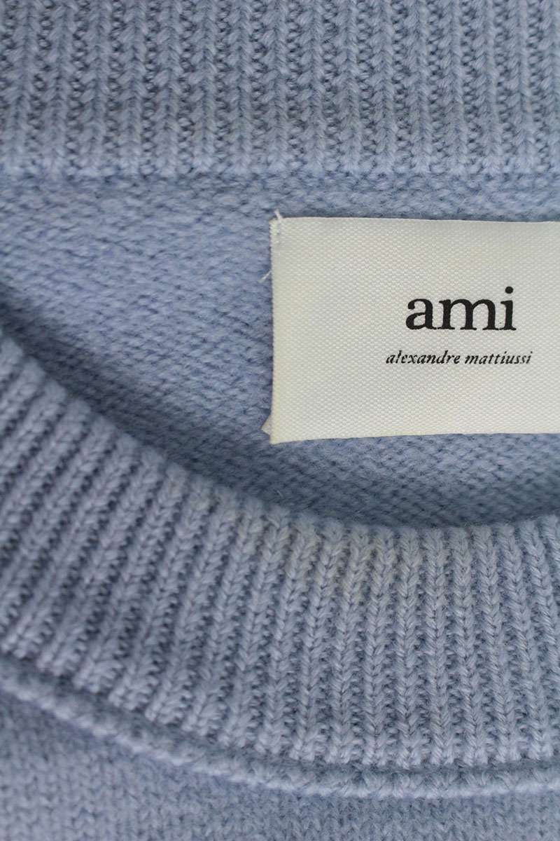 アミアレクサンドルマテュッシ UKS006.018 ハートAロゴクルーネック  