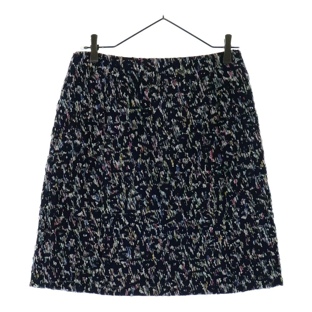 LOUIS VUITTON (ルイヴィトン) ツイード 総柄 フロントジップ ミニ  