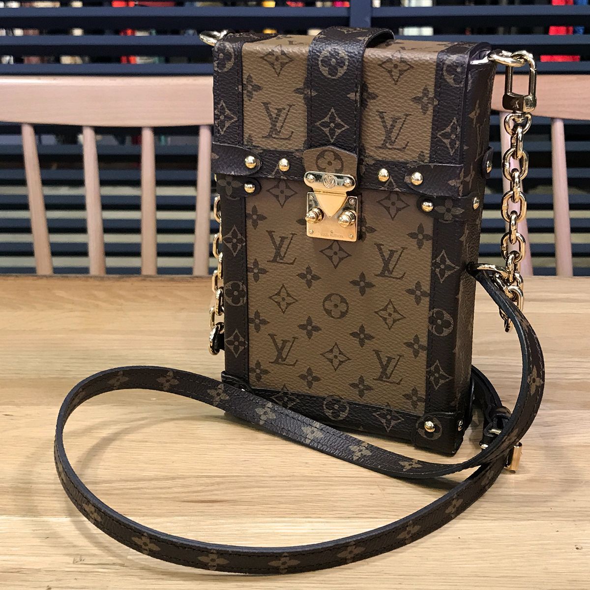 超美品】ルイヴィトン モノグラムリバース ポシェットトランクヴェル 