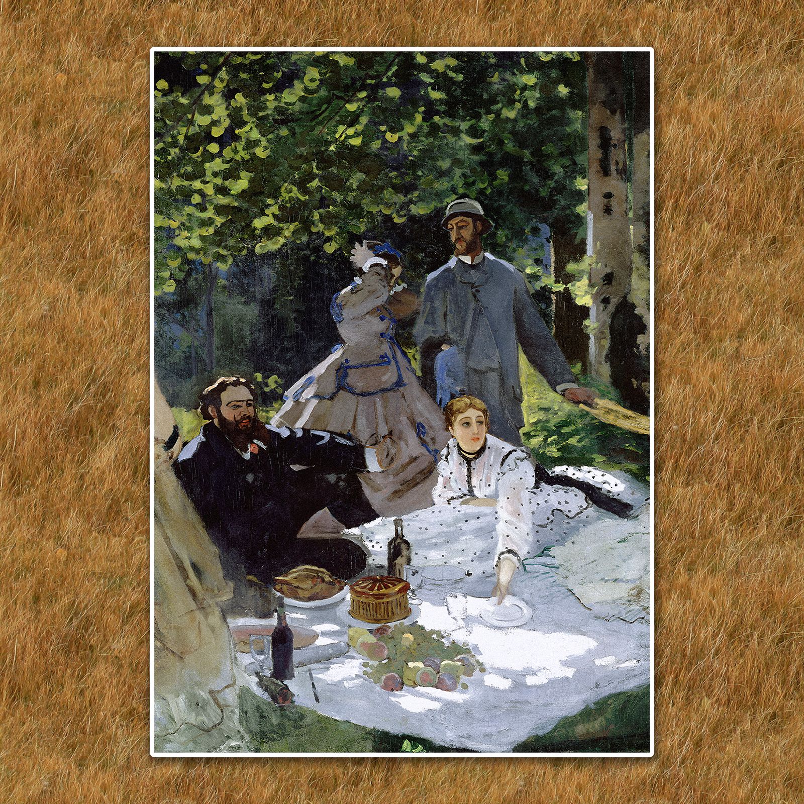モネ『草上の昼食』複製画【額入り】 - メルカリ