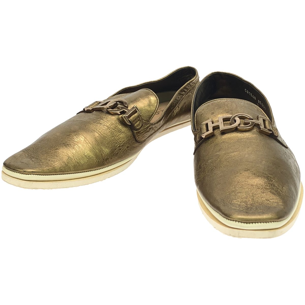 DOLCE&GABBANA ドルチェ＆ガッバーナ DGビットメタリックスリッポン