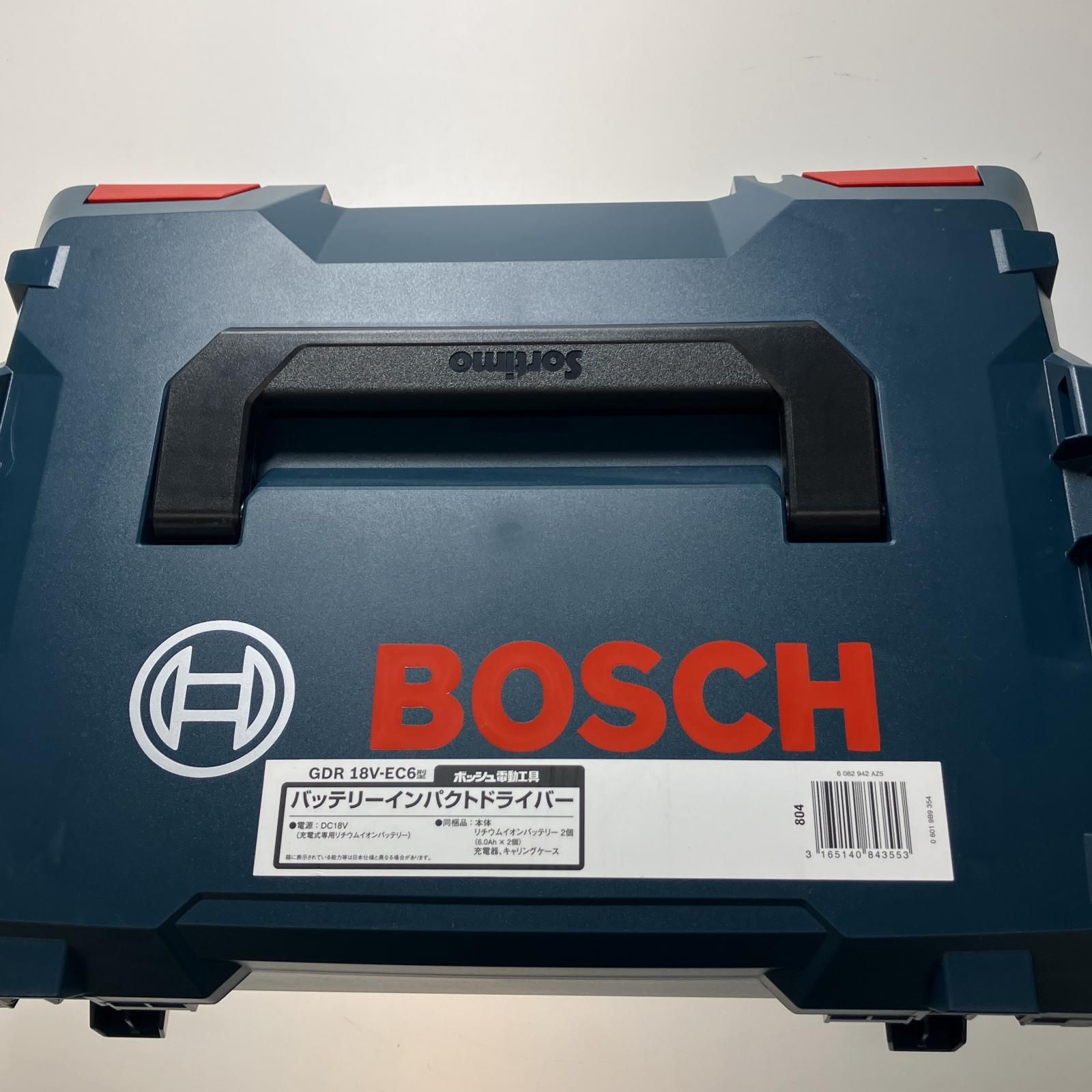 BOSCH ボッシュ 充電インパクトドライバー 18V フルセット GDR18V-EC6