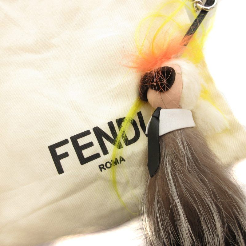 フェンディ FENDI 美品 カールラガーフェルド ファーチャーム