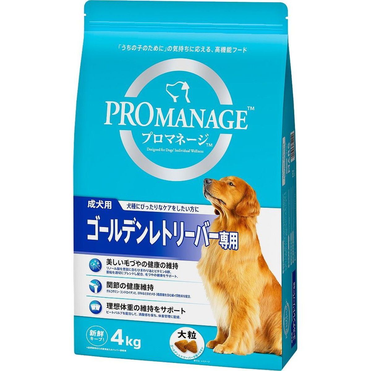 同梱不可 3個セット マースジャパンリミテッド プロマネージ 成犬用 ゴールデンレトリーバー 4kg