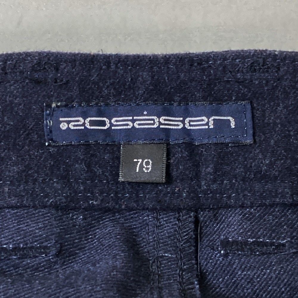 サイズ：79 ROSASEN ロサーセン ストレッチ パンツ ネイビー系
