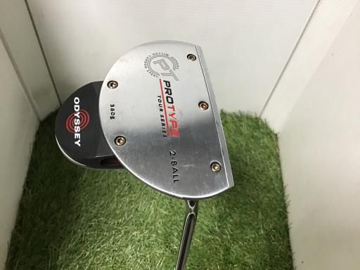 オデッセイ PROTYPE TOUR SERIES 2 BALL 33インチ パター PT スチール フレックスその他 メンズ 男性用 右利き 右用 Cランク ゴルフクラブ
