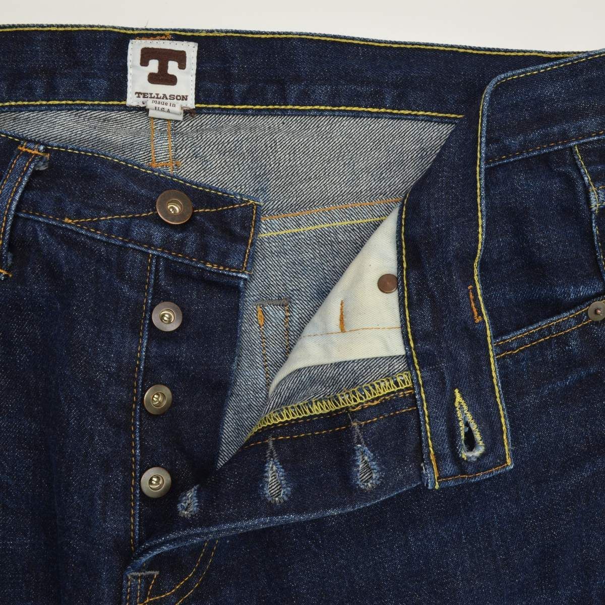 TELLASON / テラソン】CONE DENIM WHITE OAK STRAIGHT LEG