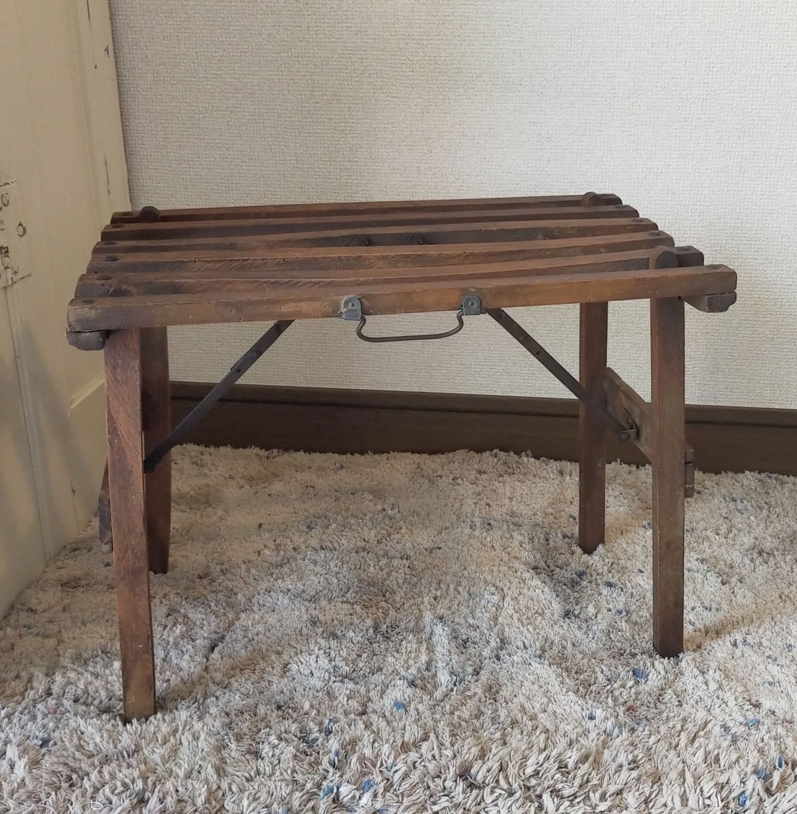 Sho様専用です フランス フォールディング スツール 折り畳み椅子