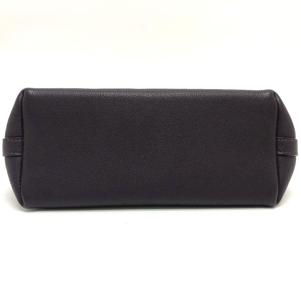 エルメス HERMES ベルランゴ PM ワンショルダー ショルダーバッグ レザー □F刻 レザン パープル