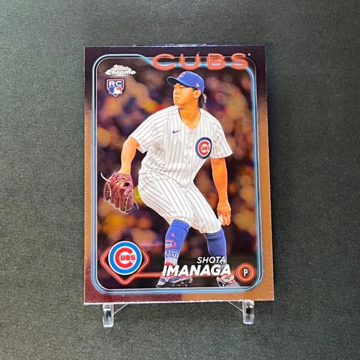 今永昇太 2024 甲高く Topps Chrome PRISM リフラクター ルーキー