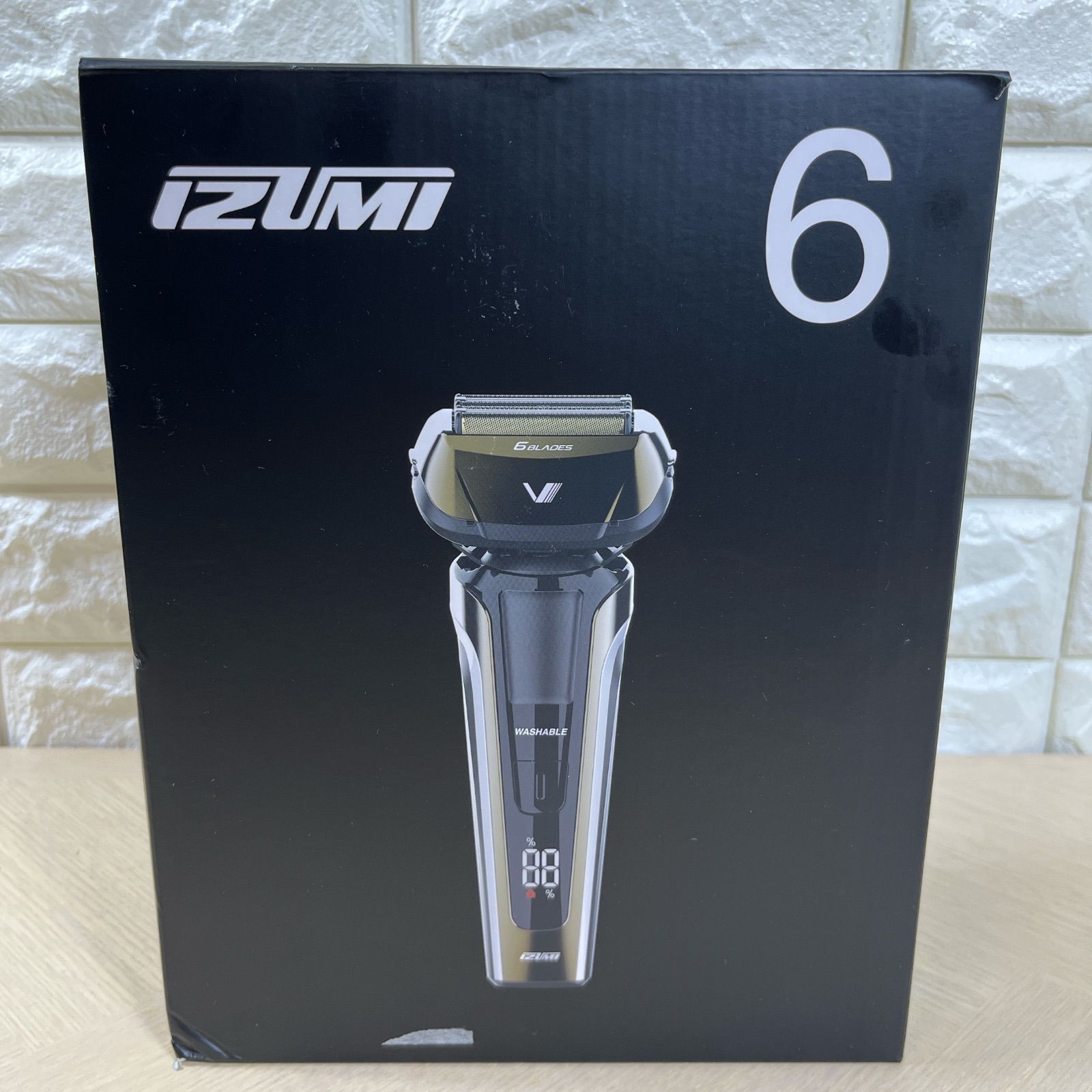 IZUMI イズミ IZFV991N 往復式シェーバー 6枚刃 メンズ電気シェーバー