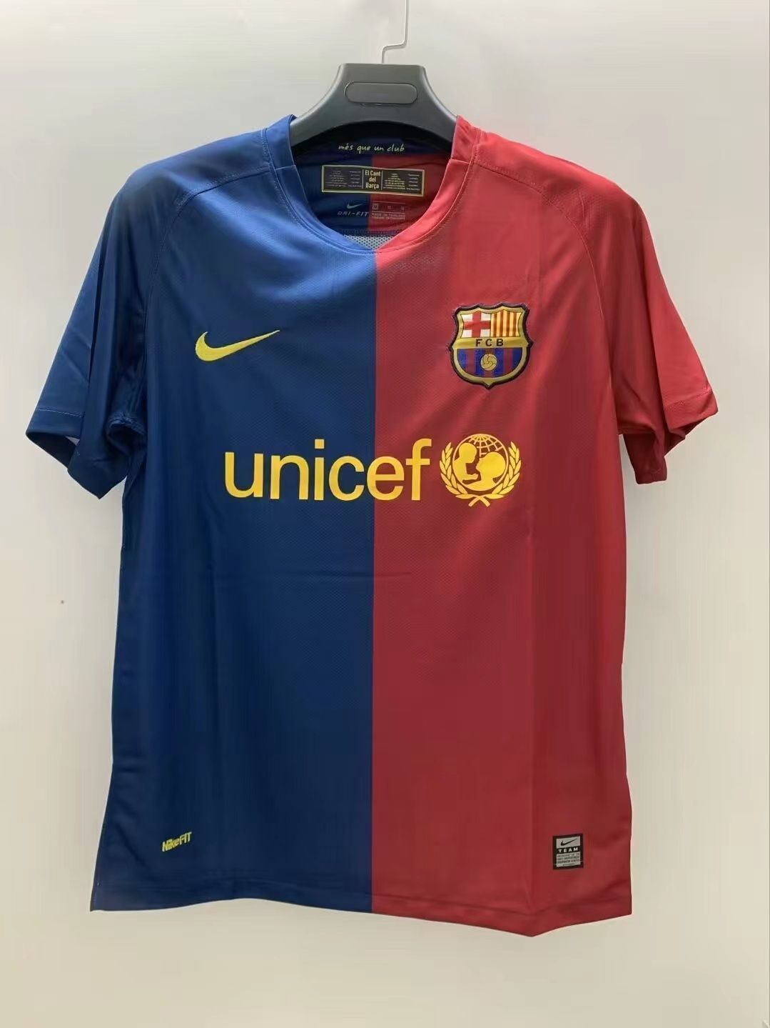 限定価格 新品未使用 08-09 バルシャ リーグ版 ユニフォーム ホーム レトロ 半袖 S-2XL