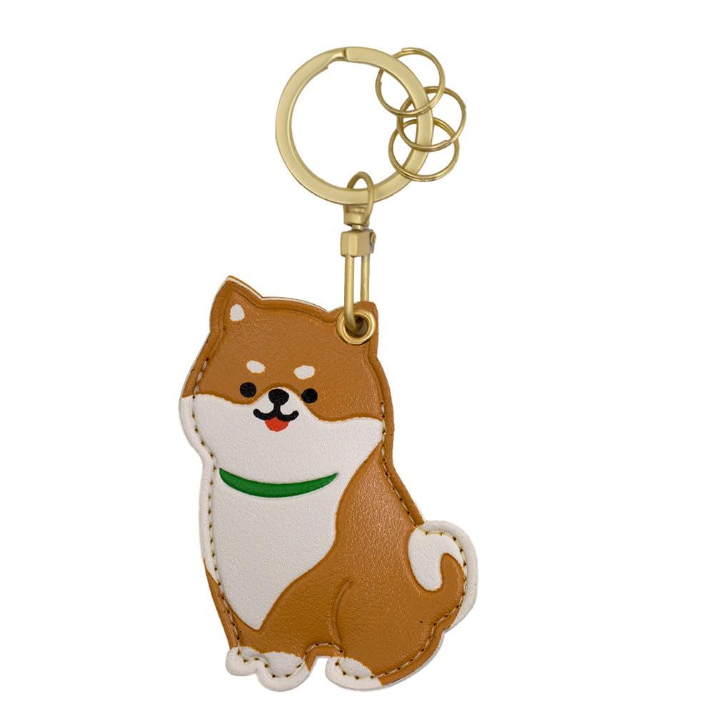 【迅速発送】U-PICK ネコキーホルダコイン型Edy（QUICPAYコイン）PU革キーホルダー500円コイン収納カバー  Airtag保護ケース可愛い動物キーホルダーストラッ