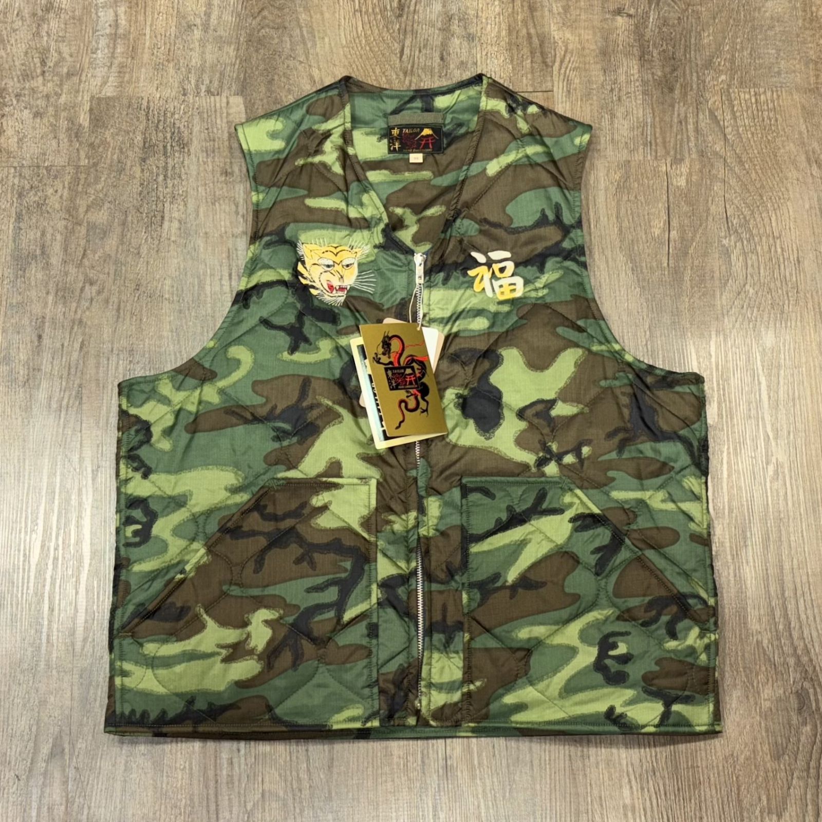 新品未使用 テーラー東洋 TT15634 ベトナム ライナー ベスト M TAILOR