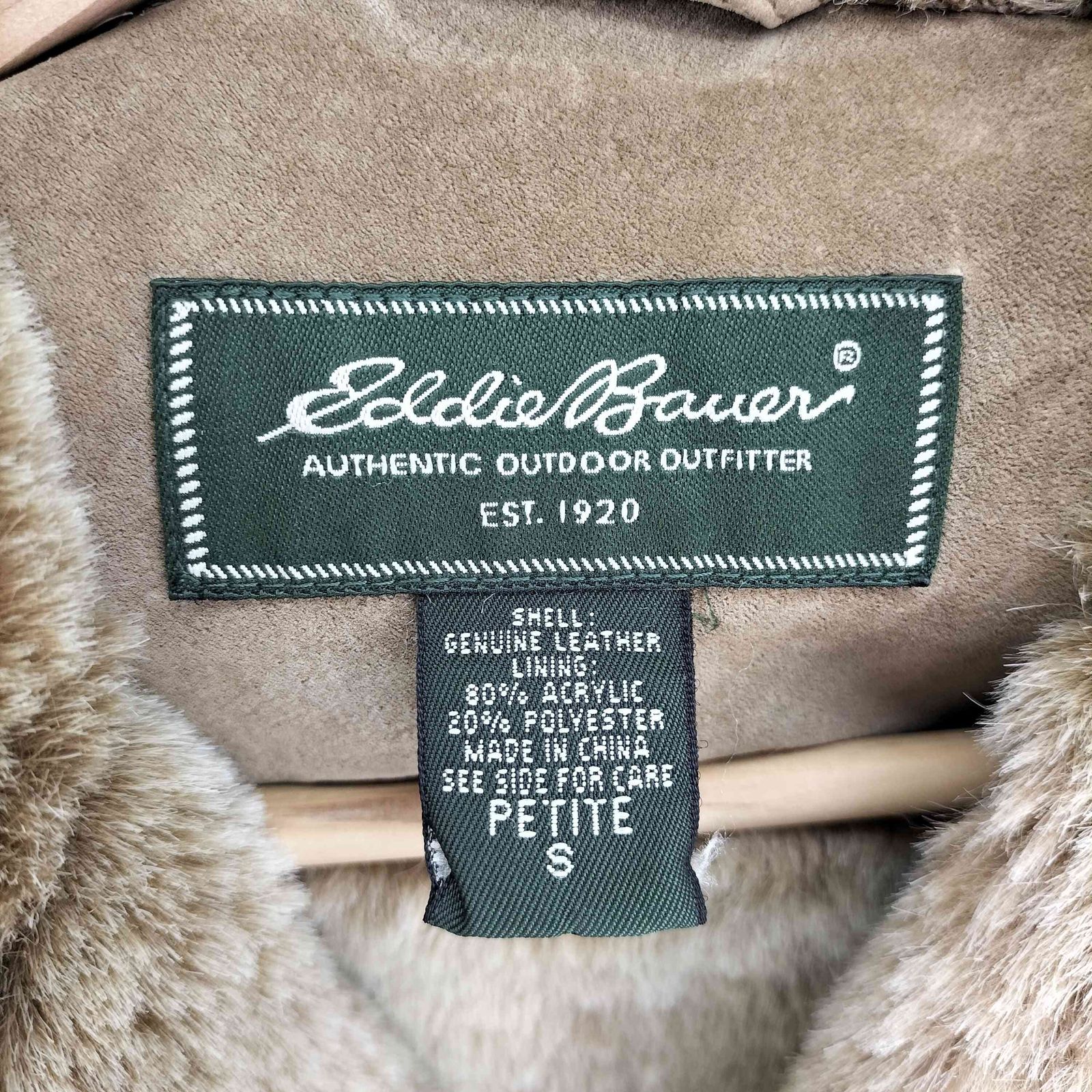 エディーバウアー Eddie Bauer 00S ピックレザー 切替 ショート