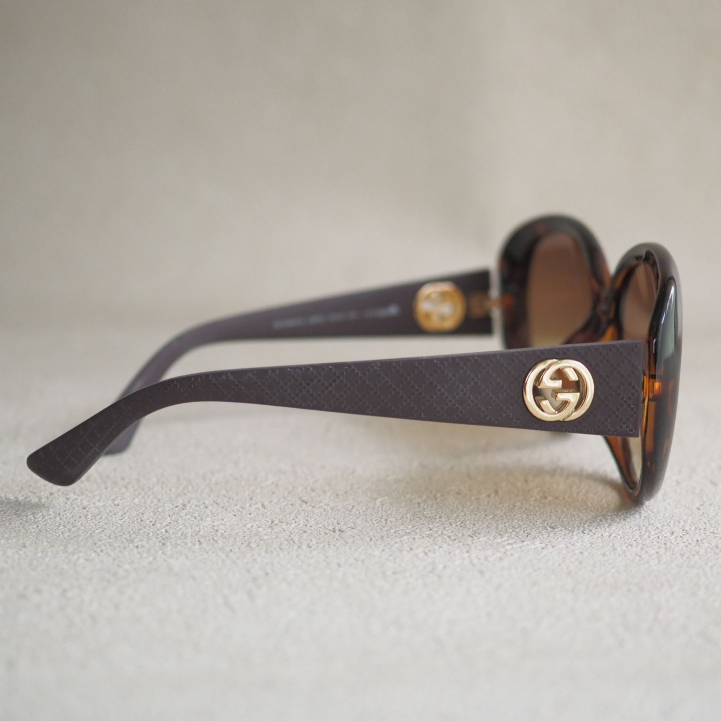 グッチ GUCCI べっ甲フレーム サングラス GG3794 FS LWFCC ブラウン