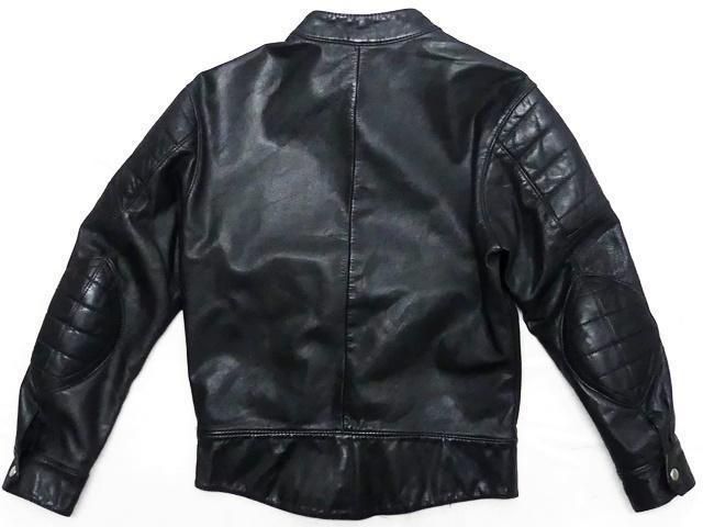 ■極美品■メンズ　メルローズ■リアルレザー■ライダーズジャケット■BLK■ レザー ライダース ジャケット メンズ M位 黒 シングル 本革 本