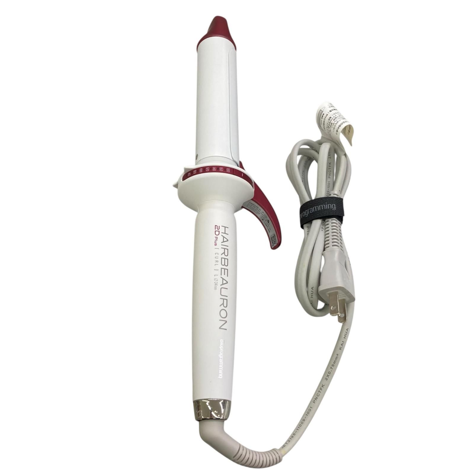 186000 現状品 ヘアビューロン 2D Plus コテ HBRCL2D-GL-JP 34mm