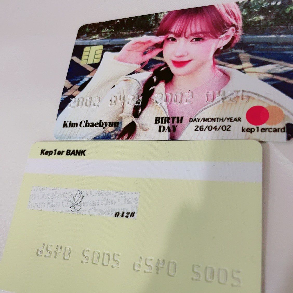 Kep1er Chaehyun チェヒョン 2024センイルセット クレカ風PVC
