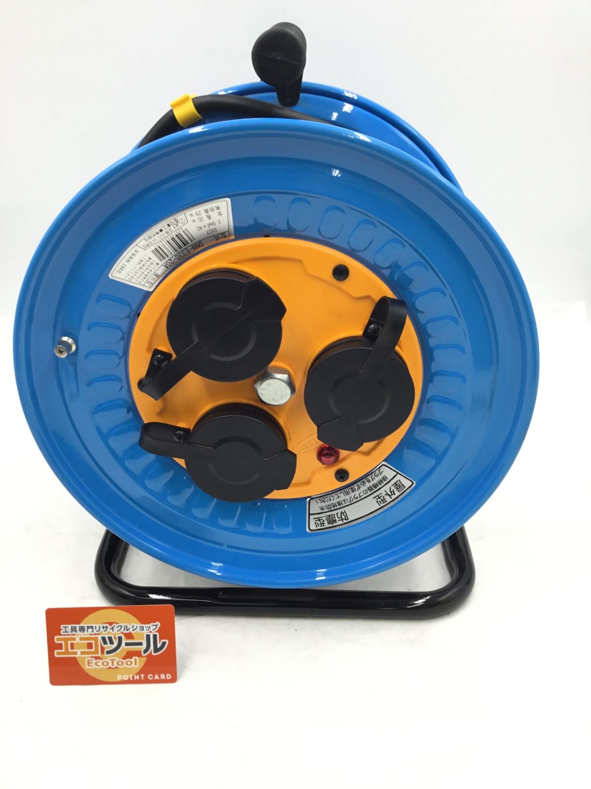 日動 防雨 防塵型 三相 200V 動力用 電工ドラム DNW-E330-20A ITZW0IVVNTQC エコツール半田店 M01