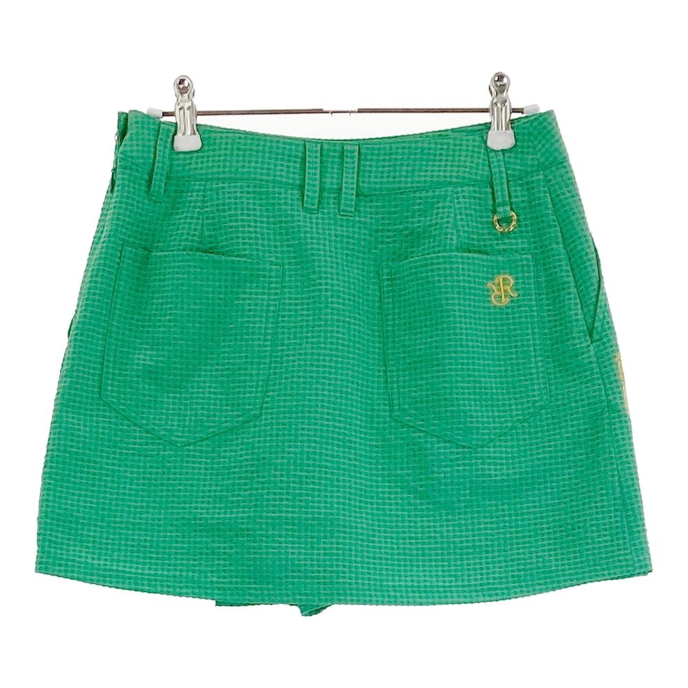 サイズ S RESURRECTION レザレクション インナー付スカート シアサッカー グリーン系 240101432957 ゴルフウェア レディース ストスト