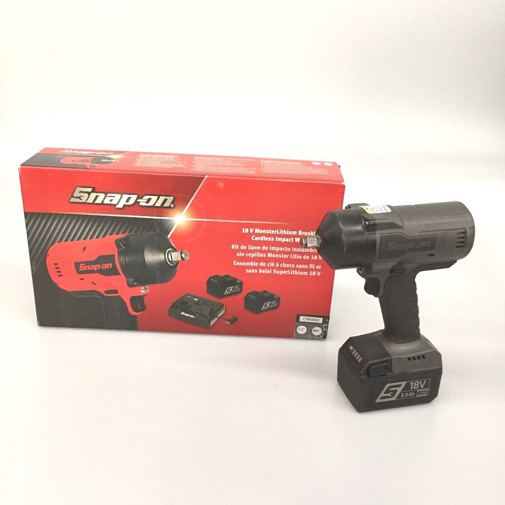 △△Snap-on スナップオン 充電式インパクトレンチ 1/2 18v CT9050GMJ2 ブラック (充電器・充電池2個・外箱付) - メルカリ