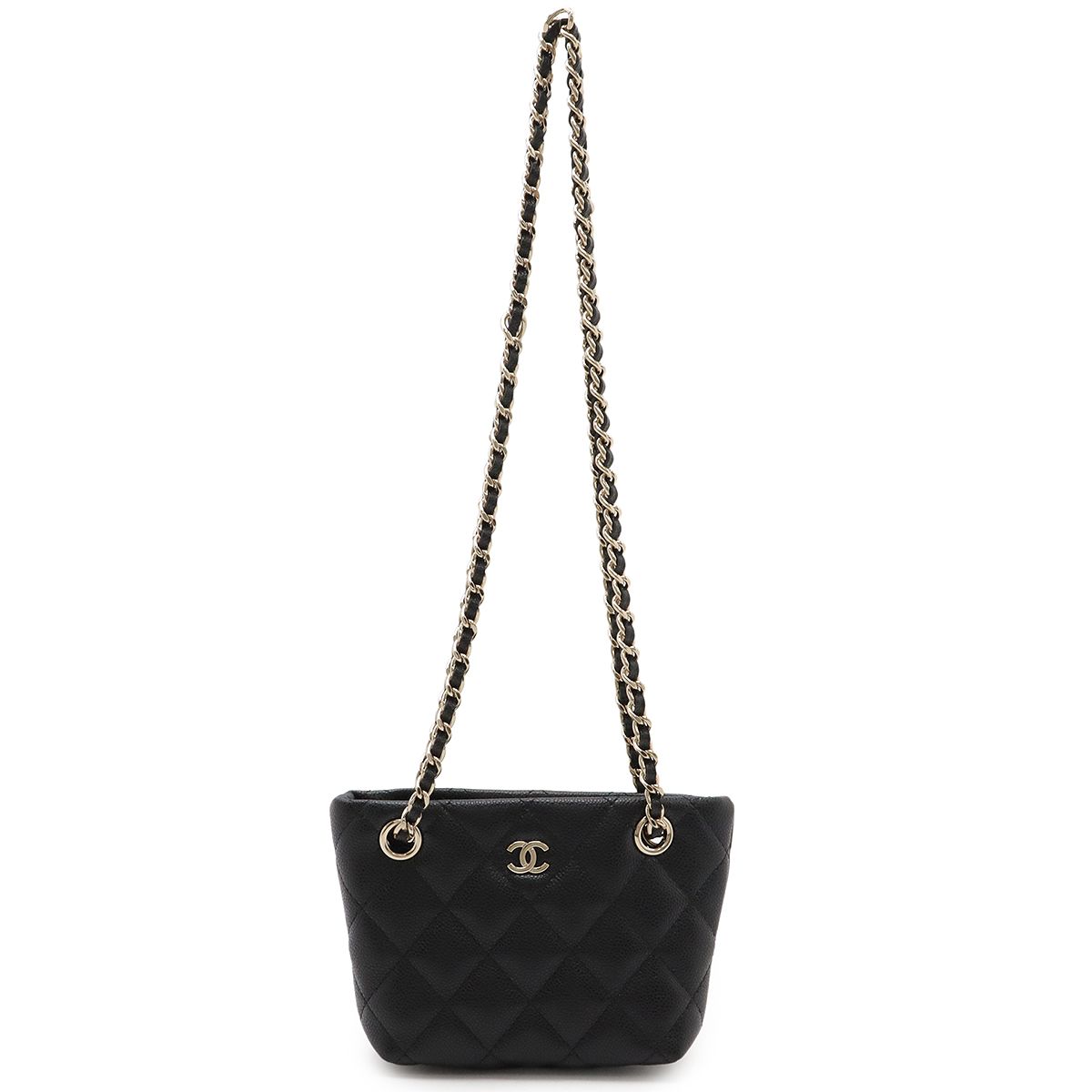 CHANEL シャネル マトラッセ ココマーク チェーンクラッチ