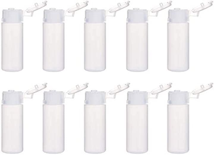 BENECREAT 10個セット12ml小分けボトル プラスティック製 半透明 化粧水 クリーム コスメ小分け 詰め替えボトル ト - 救急、衛生用品