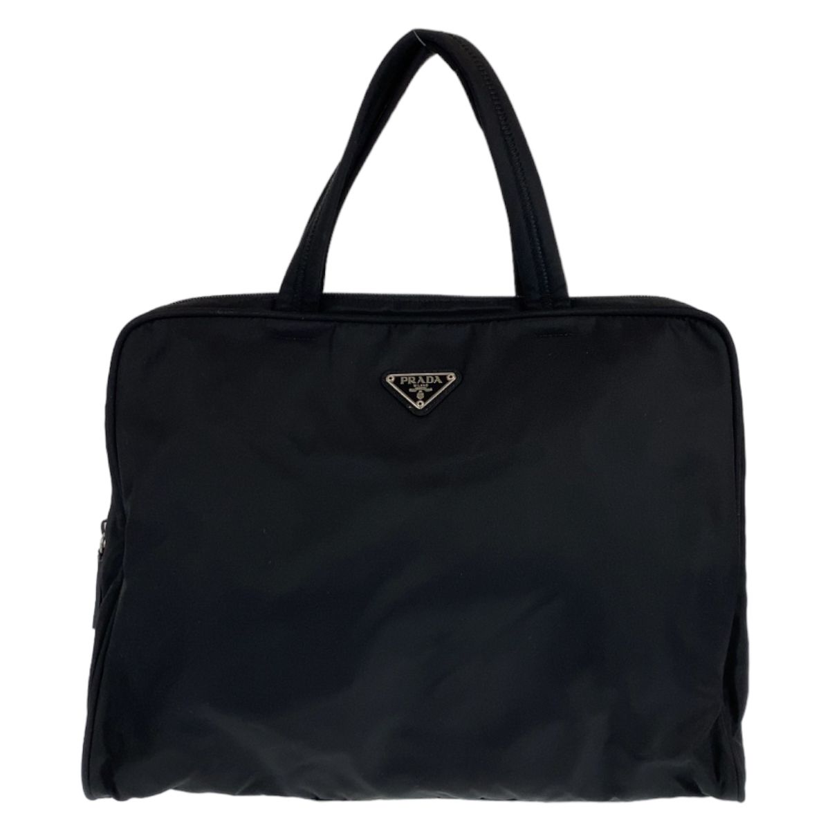PRADA プラダ テスート ブラック 黒 シルバー金具 ナイロン B8685  