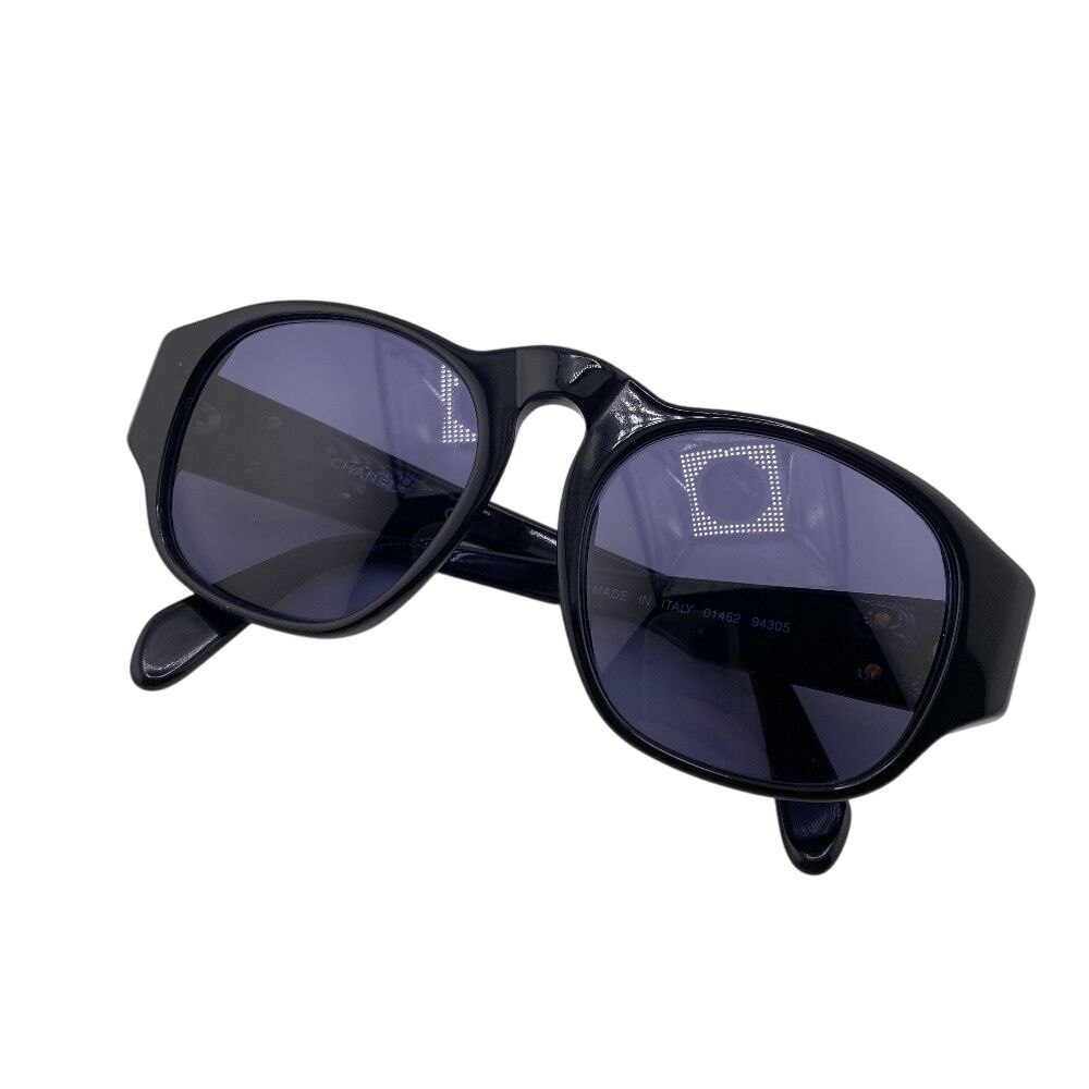 5%OFF フォロワークーポン CHANEL シャネル 01452 94305 ココマーク スモーク サングラス ブラック ユニセックス