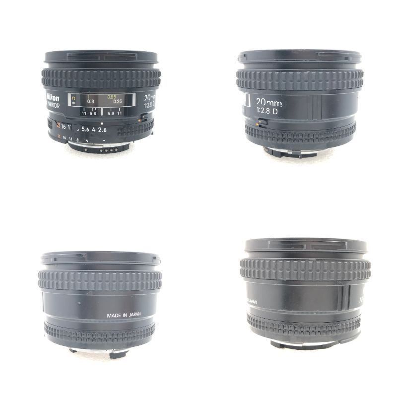 【美品】Nikon AF NIKKOR 20mm f2.8 単焦点レンズ Nikon AF NIKKOR 20mm F/2.8 D 単焦点レンズ #4205 - メルカリ