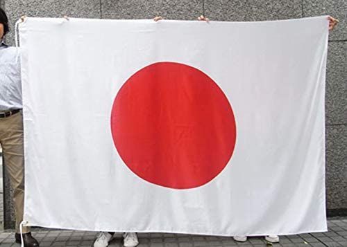 日本国旗・日の丸　日本製  テトロン生地　大きさＨ140ｘＷ210ｃｍ