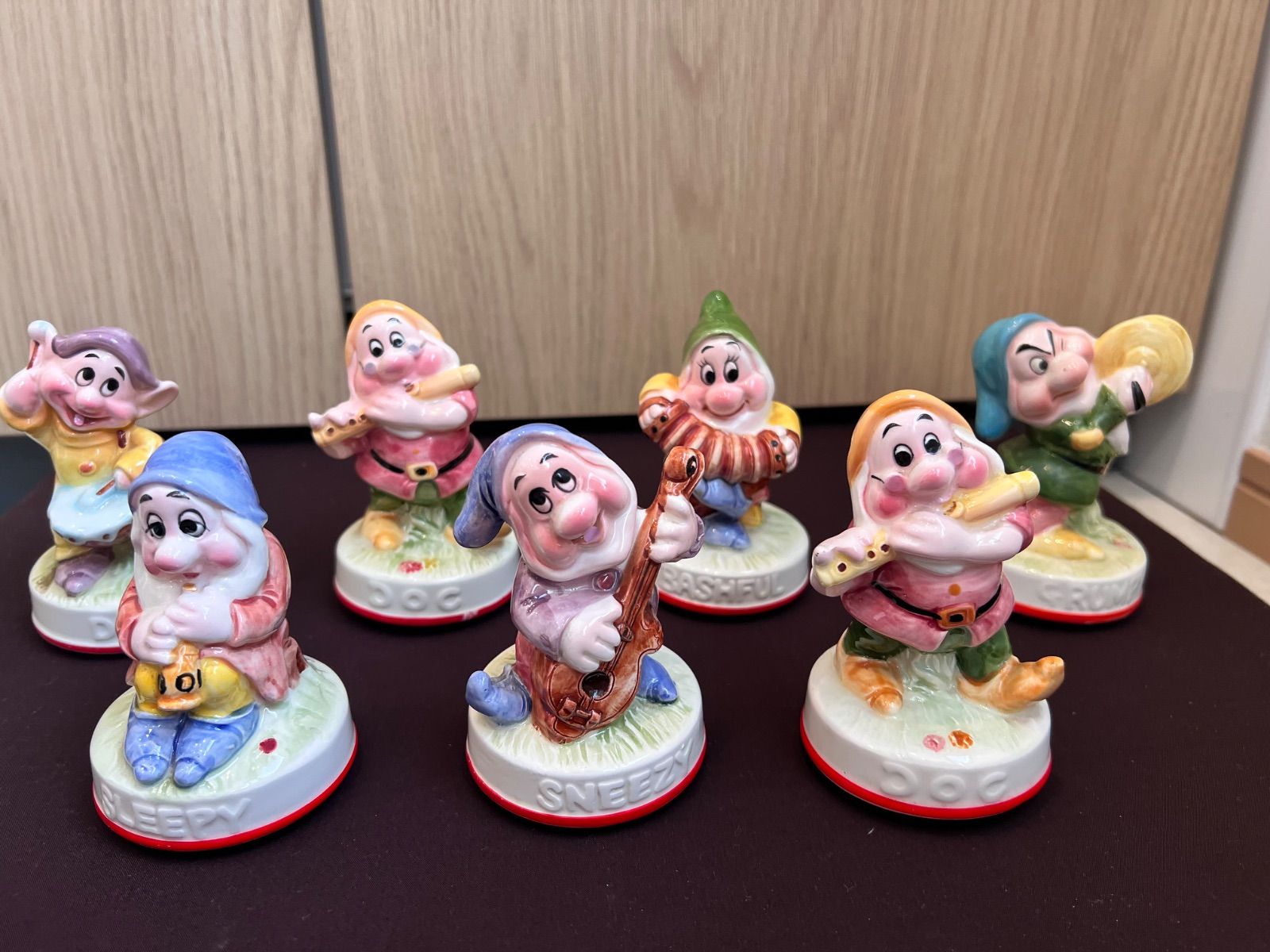 DISNEY 日本製 7人の小人 フルセットオルゴールディズニー