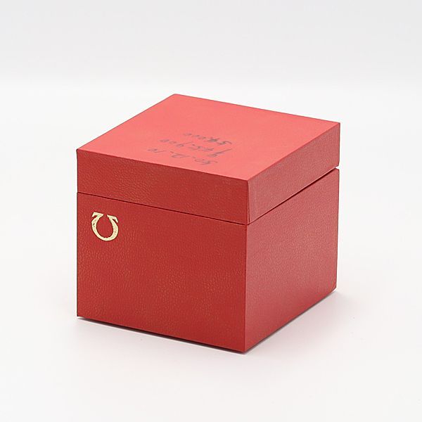 保証書付 オメガ アンティーク 空箱/BOX 腕時計用 レッドカラー