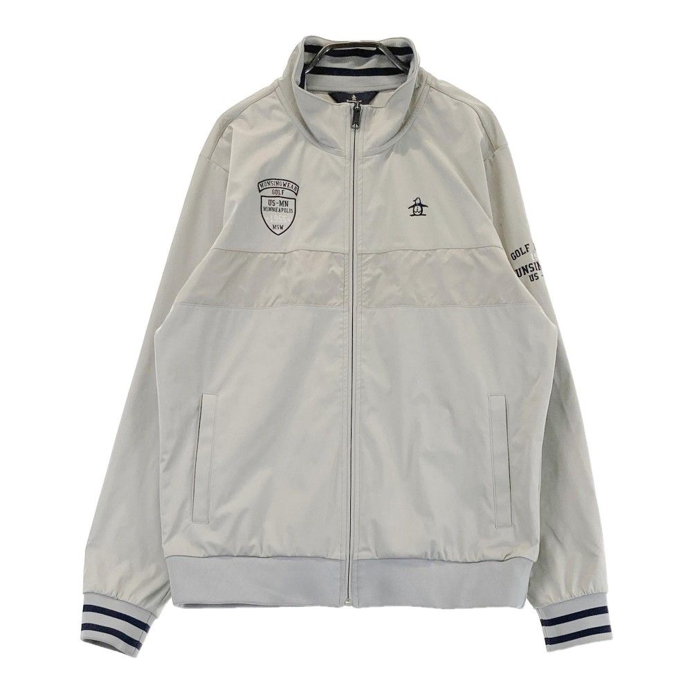 サイズ：M MUNSING WEAR マンシングウェア  ジップジャケット  グレー系 [240101351003] ゴルフウェア メンズ ストスト